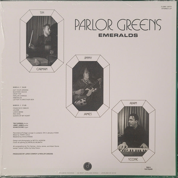 Parlor Greens : Emeralds (LP, Album, Ltd, Gol)
