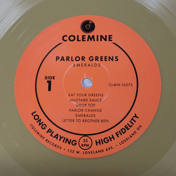 Parlor Greens : Emeralds (LP, Album, Ltd, Gol)