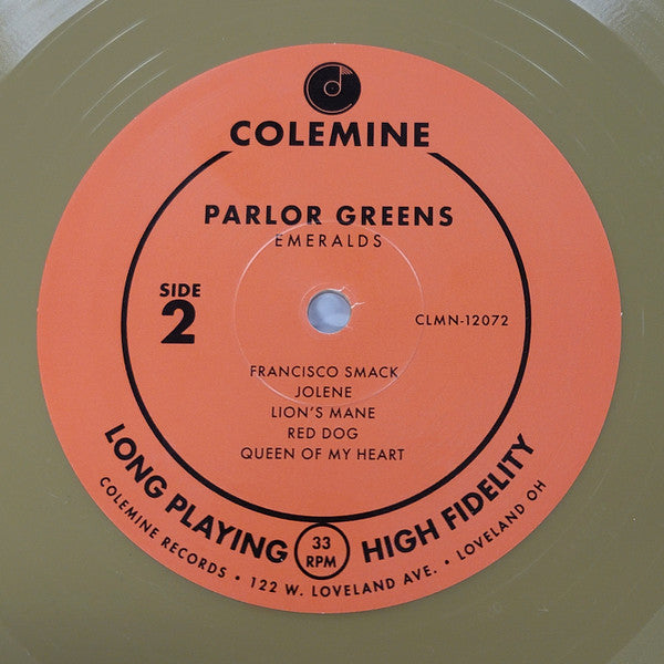 Parlor Greens : Emeralds (LP, Album, Ltd, Gol)