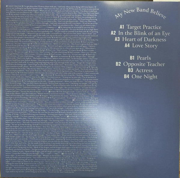 My New Band Believe : My New Band Believe (LP, Album, Oxb + 10" + Ltd)