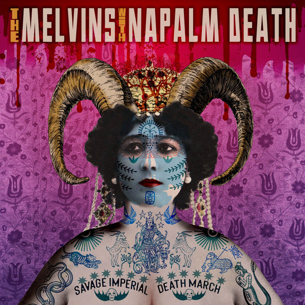 The Melvins* With Napalm Death : Savage Imperial Death March (LP, Ltd, Obn)