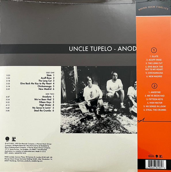 Uncle Tupelo : Anodyne (LP, Album, Ltd, Num, RE, 180)