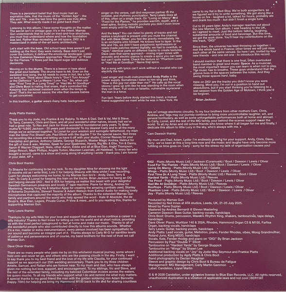 Mamas Gun : Dig! (LP, Album, Blu)