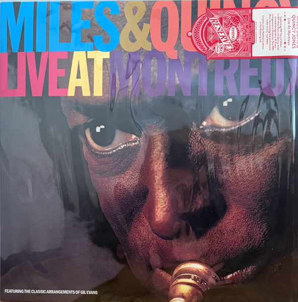 Miles Davis & Quincy Jones : Live At Montreux (LP, Album, RE, 180)