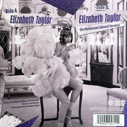 Taylor Swift : Elizabeth Taylor (7", RSD, Single, Vio)