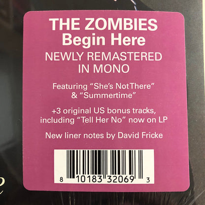 The Zombies : Begin Here (LP, Album, Mono, RE, RM)