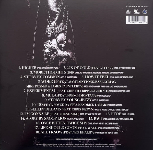 Big Sean : Detroit (2xLP, RSD, Ltd, Mixtape, RE)