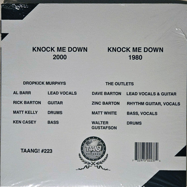 Dropkick Murphys / The Outlets : Knock Me Down (7", RSD, Single)