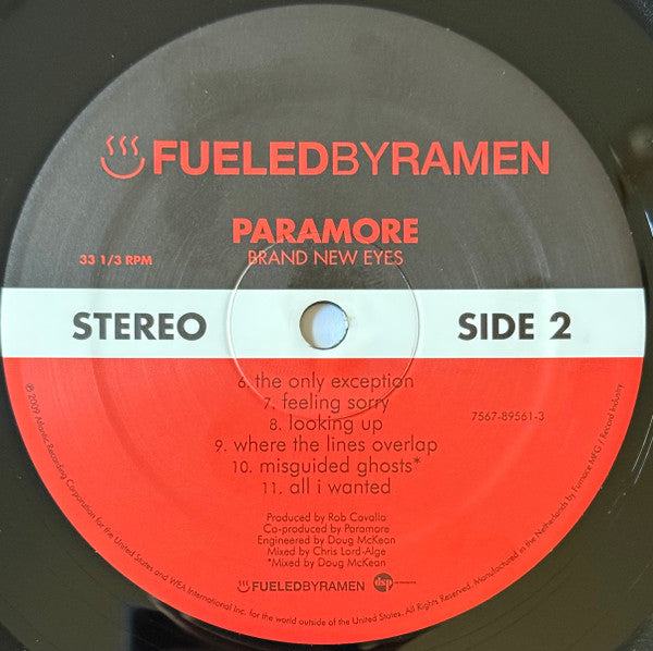 Paramore : Brand New Eyes (LP, Album, RE)