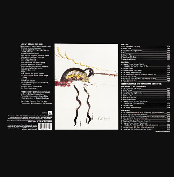 Captain Beefheart & The Magic Band : Lick My Decals Off, Baby (LP, Album, RE + LP + RSD, Dlx, Ltd, Gat)