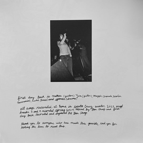 First Day Back : Forward (LP, Album, Ltd, RP)