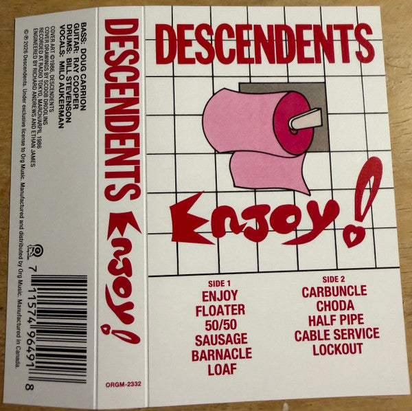 Descendents : Enjoy! (Cass, RE, Pin)