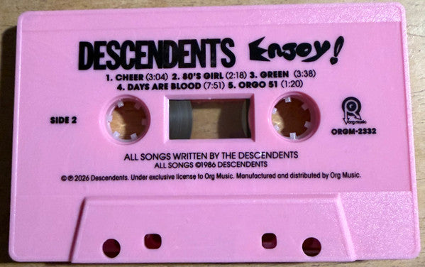 Descendents : Enjoy! (Cass, RE, Pin)