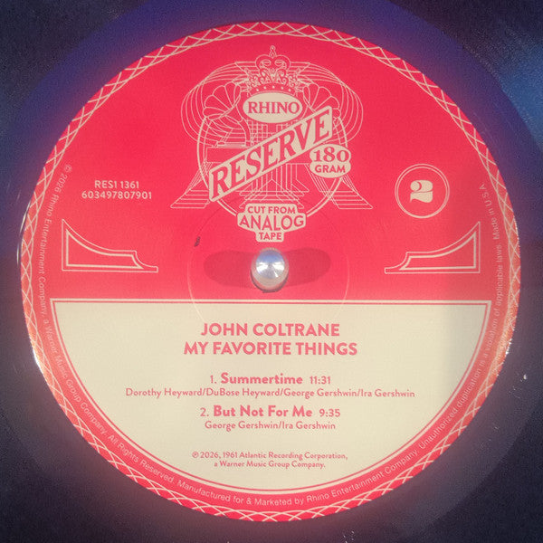 John Coltrane : My Favourite Things (LP, Album, RE)