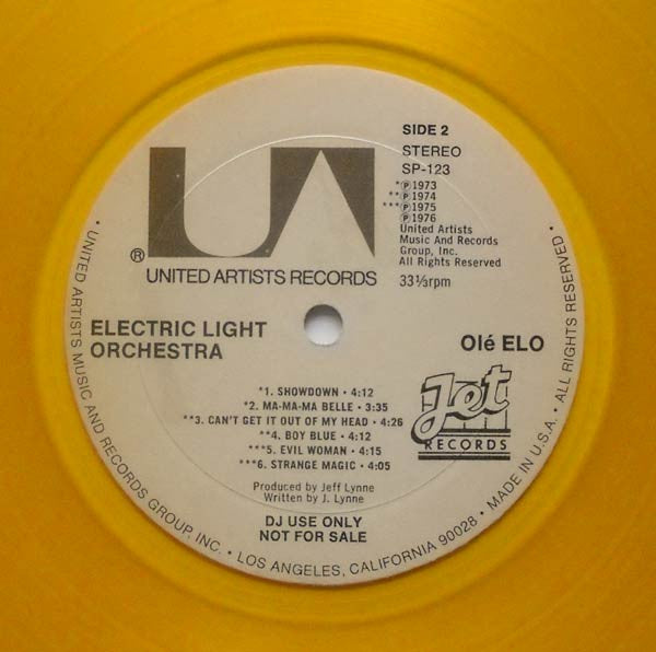 Electric Light Orchestra : Olé ELO (LP, Comp, Promo, Res)