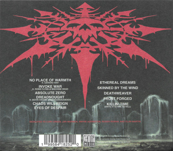 Frozen Soul : No Place Of Warmth (CD, Album)