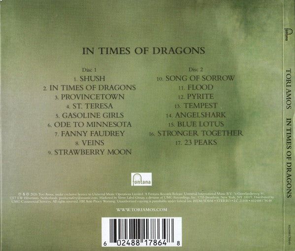 Tori Amos : In Times Of Dragons (2xCD, Album)