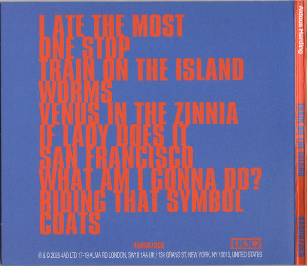 Aldous Harding : Train On The Island (CD, Album)