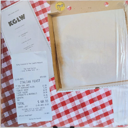 King Gizzard And The Lizard Wizard : Italian Feast (Live In NYC '25) (12", Ltd, Pic + Flexi, 7", Comp, Ltd, Pic)