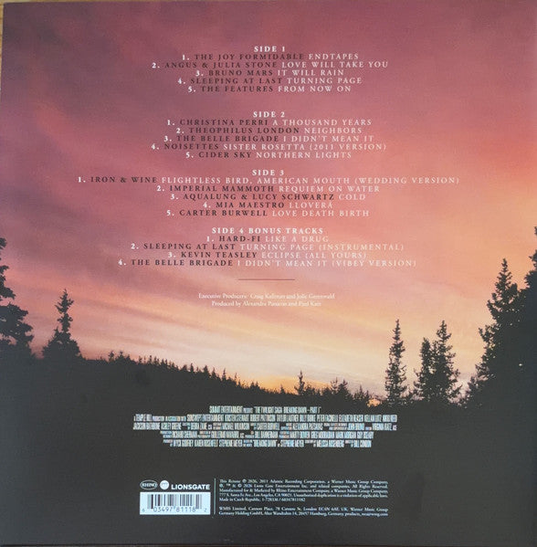 Various : The Twilight Saga: Breaking Dawn, Part 1 (Original Motion Picture Soundtrack) (2xLP, Comp, RE, Red)