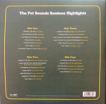The Beach Boys : The Pet Sounds Sessions Highlights (2xLP, Comp)