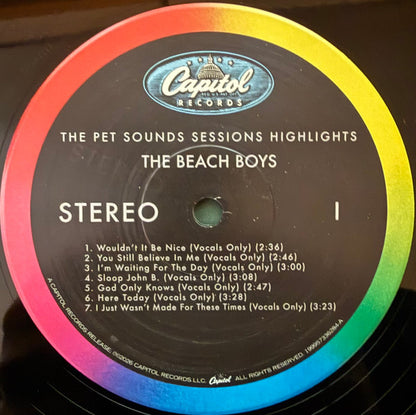 The Beach Boys : The Pet Sounds Sessions Highlights (2xLP, Comp)
