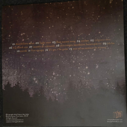 Gregory Alan Isakov : This Empty Northern Hemisphere  (LP, Album, RE, Pin)