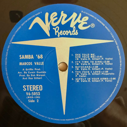 Marcos Valle : Samba '68 (LP, Album, RE, 180)