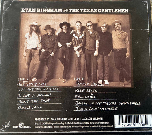 Ryan Bingham : They Call Us The Lucky Ones (CD)