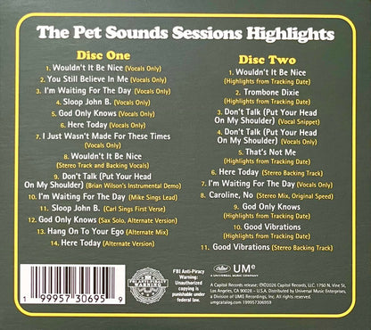 The Beach Boys : The Pet Sounds Sessions Highlights (2xCD, Comp)