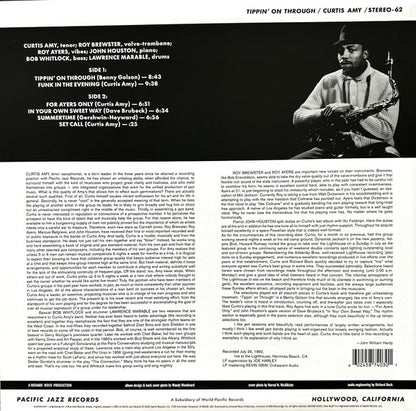 Curtis Amy : Tippin' On Through (LP, Album, RE, 180)