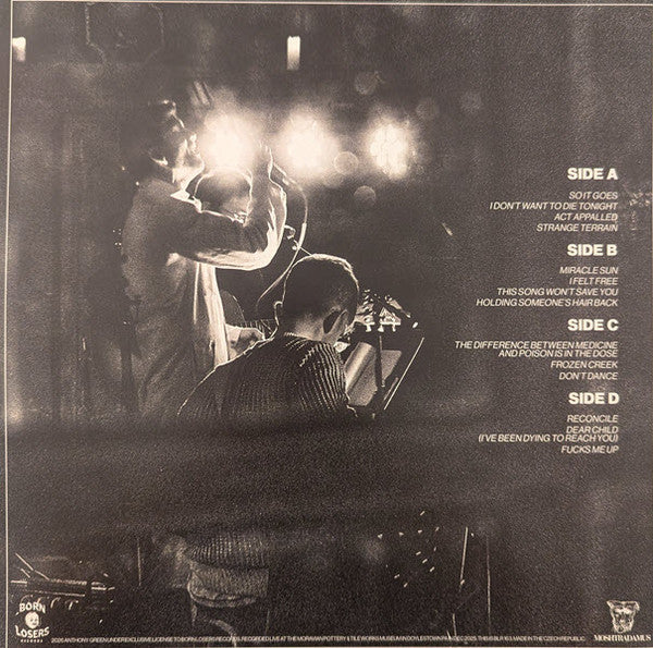 Anthony Green (6) : Reconcile At The Tile Works, Recorded Live (2xLP, Album, Cle)