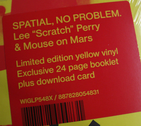 Lee "Scratch" Perry* & Mouse On Mars : Spatial, No Problem (LP, Album, Ltd, Yel)