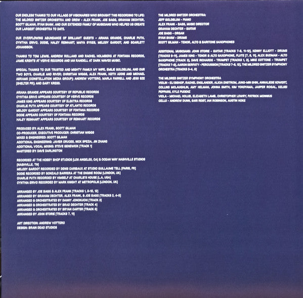 Jeff Goldblum & The Mildred Snitzer Orchestra : Still Blooming: Night Blooms (LP, Album)