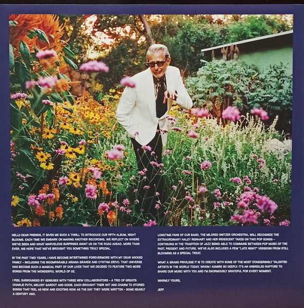 Jeff Goldblum & The Mildred Snitzer Orchestra : Still Blooming: Night Blooms (LP, Album)