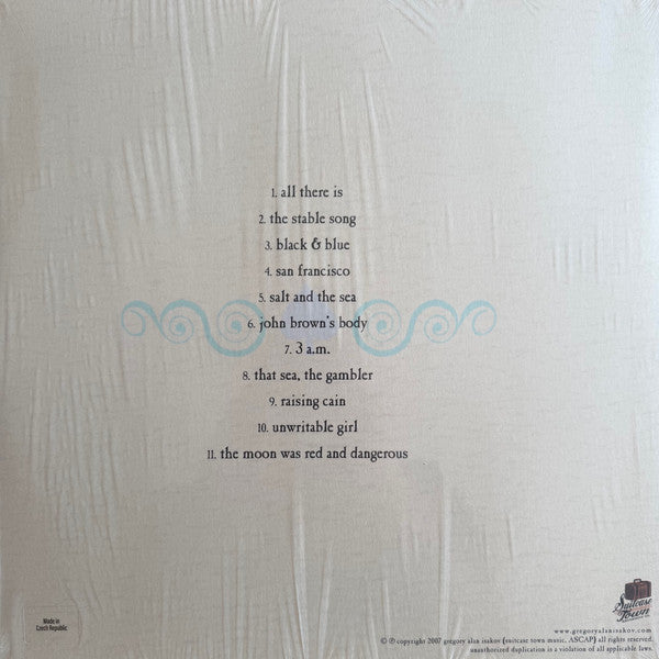 Gregory Alan Isakov : That Sea, The Gambler (LP, Album, RE, Sea)