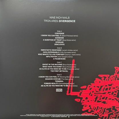 Nine Inch Nails : Tron Ares: Divergence (2xLP, Album, 180)