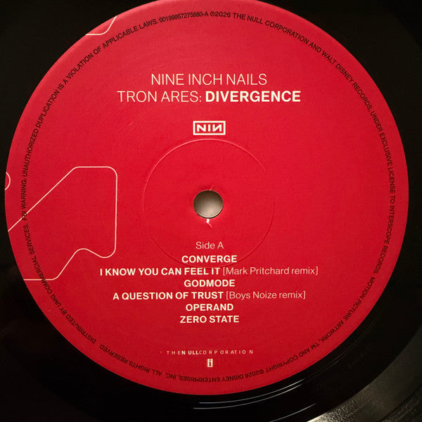 Nine Inch Nails : Tron Ares: Divergence (2xLP, Album, 180)
