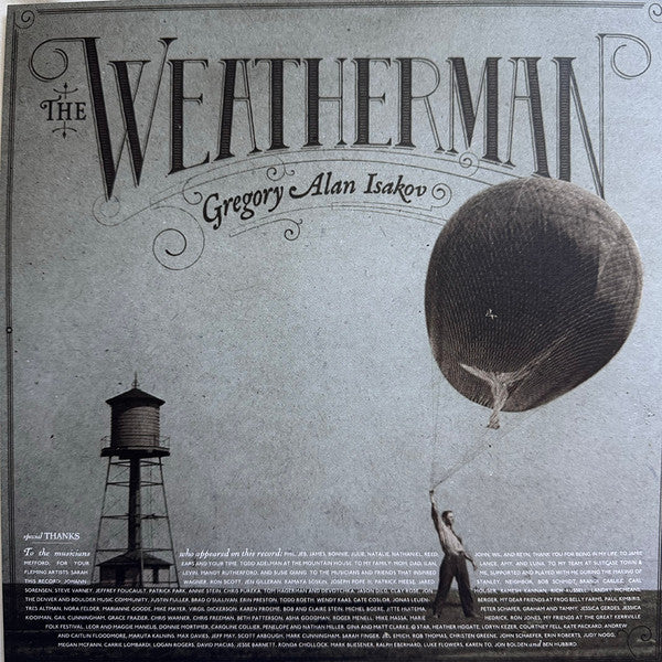 Gregory Alan Isakov : The Weatherman (LP, Album, RE, Gre)