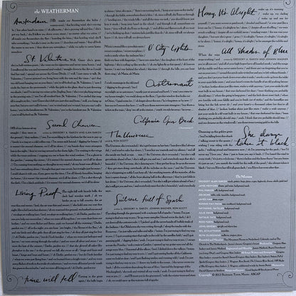 Gregory Alan Isakov : The Weatherman (LP, Album, RE, Gre)