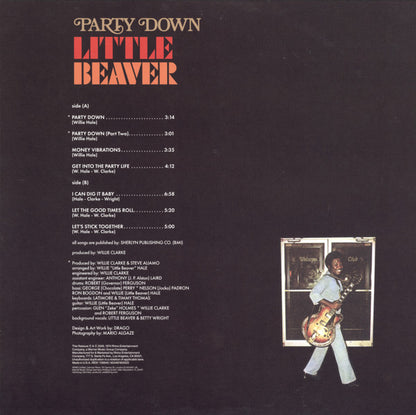 Little Beaver : Party Down (LP, Album, RE, 180)