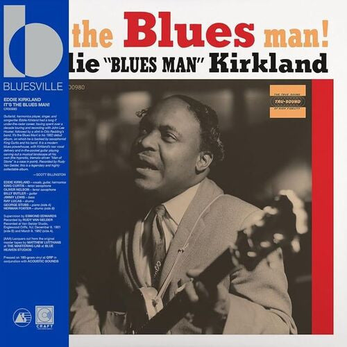 Eddie Kirkland : It's The Blues Man! (LP, Album, RE, RM, 180)