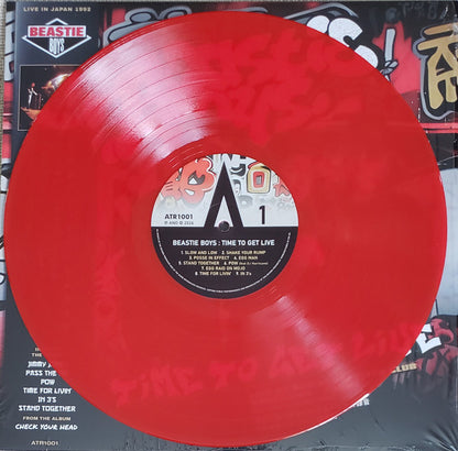 Beastie Boys : Time To Get Live (LP, Unofficial, Red)