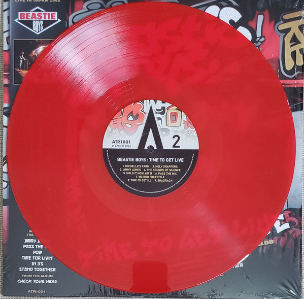 Beastie Boys : Time To Get Live (LP, Unofficial, Red)