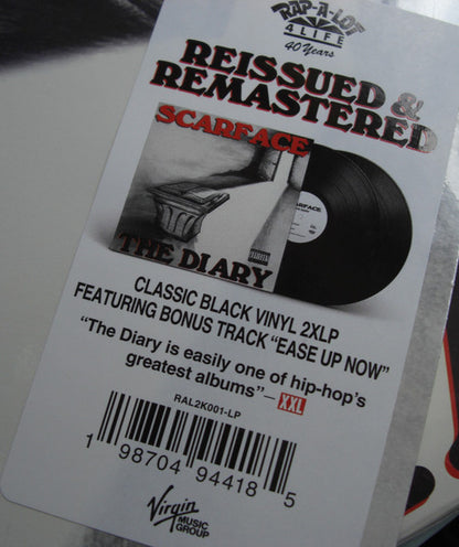 Scarface (3) : The Diary (2xLP, Album, RE, RM)
