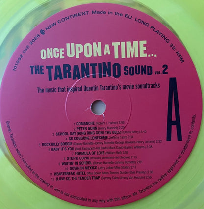 Various : Once Upon A Time... The Tarantino Sound Vol. 2 (LP, Comp, Yel)