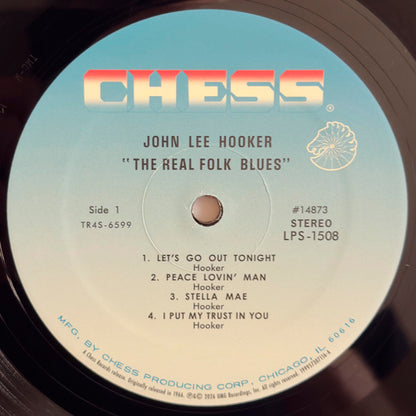 John Lee Hooker : The Real Folk Blues (LP, Album, RE, RM, Gat)