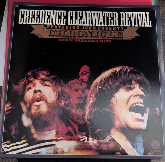 Creedence Clearwater Revival Featuring John Fogerty : Chronicle (The 20 Greatest Hits) (2xLP, Comp, Ltd, RE, Gat)
