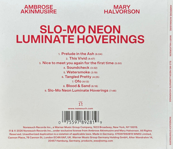 Ambrose Akinmusire, Mary Halvorson : Slo-Mo Neon Luminate Hoverings (CD, Album)