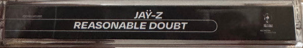 Jay-Z : Reasonable Doubt  (Cass, Album, RE)